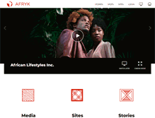 Tablet Screenshot of afryk.com